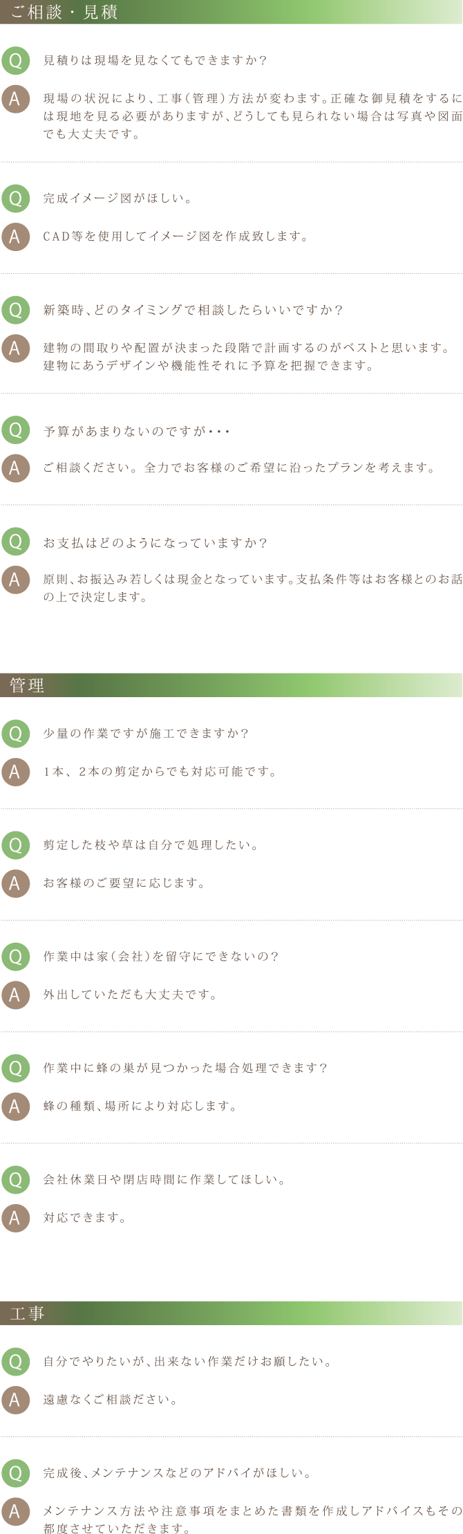 よくある質問